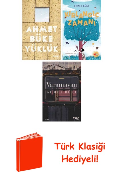 Ahmet Büke 3 Kitap Seti + Türk Klasiği Hediye