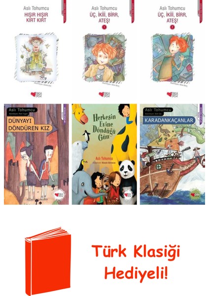 Aslı Tohumcu 6 Kitap Seti + Türk Klasiği Hediye