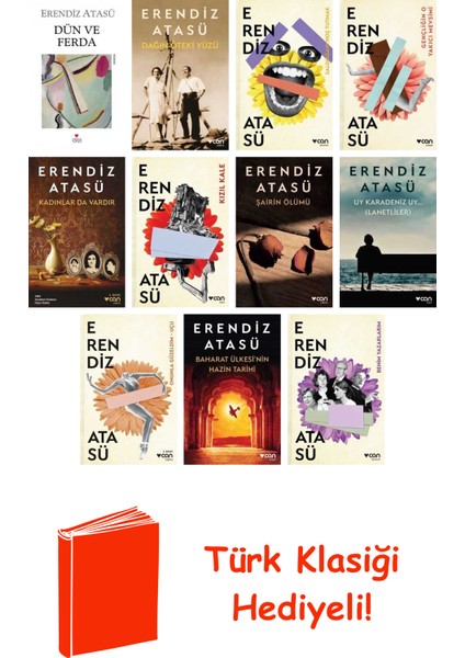 Erendiz Atasü 11 Kitap Seti + Türk Klasiği Hediye