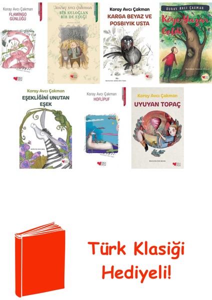 Koray Avcı Çakman 7 Kitap Seti + Türk Klasiği Hediye