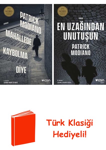 Patrick Modiano 2 Kitap Seti + Türk Klasiği Hediye