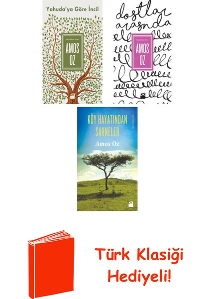 Amos Oz 3 Kitap Seti + Türk Klasiği Hediye