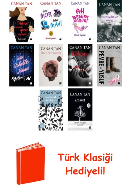 Canan Tan 10 Kitap Seti + Türk Klasiği Hediye