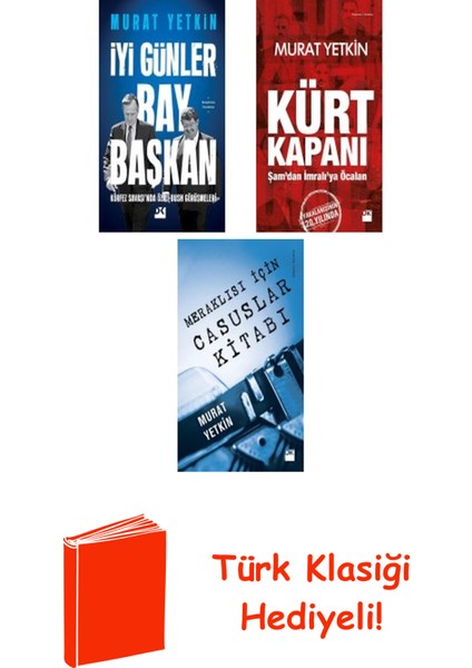 Murat Yetkin 3 Kitap Seti + Türk Klasiği Hediye
