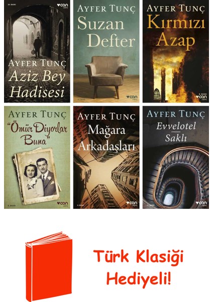Ayfer Tunç 6 Kitap Seti + Türk Klasiği Hediye