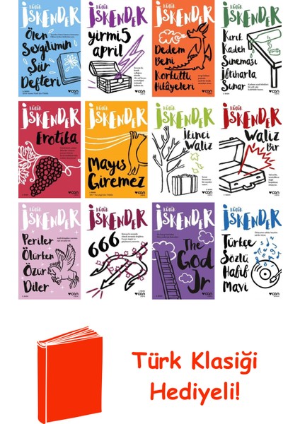 Küçük Iskender 12 Kitap Seti + Türk Klasiği Hediye