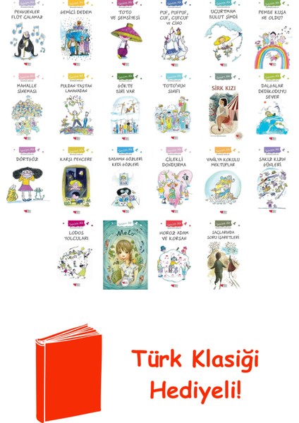 Sevim Ak 22 Kitap Seti + Türk Klasiği Hediye