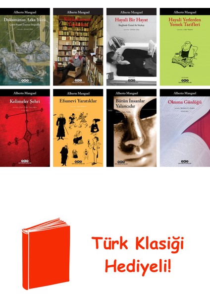 Alberto Manguel 8 Kitap Seti + Türk Klasiği Hediye