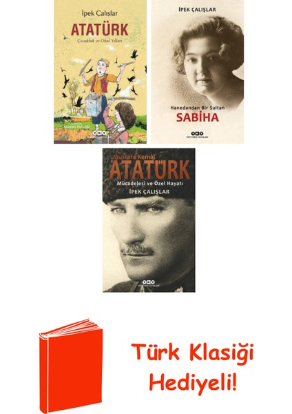 Ipek Çalışlar 3 Kitap Seti + Türk Klasiği Hediye