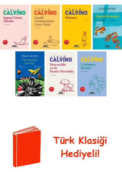 Italo Calvino 7 Kitap Seti + Türk Klasiği Hediye
