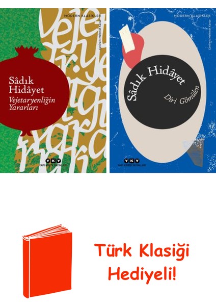 Sâdık Hidâyet 2 Kitap Seti + Türk Klasiği Hediye