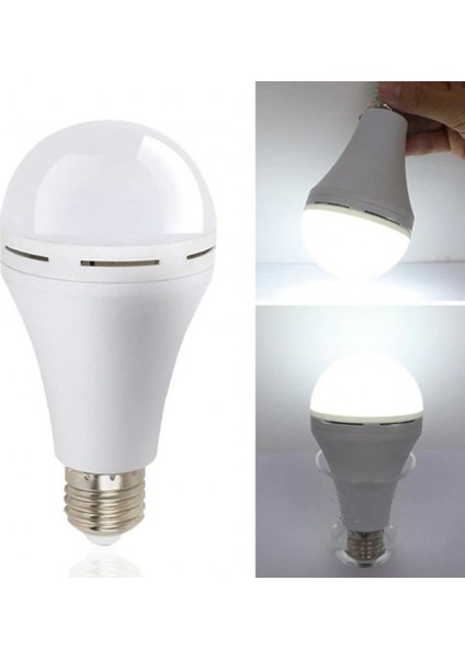 9W E27 Duylu Şarlı LED Ampul Beyaz modelleri