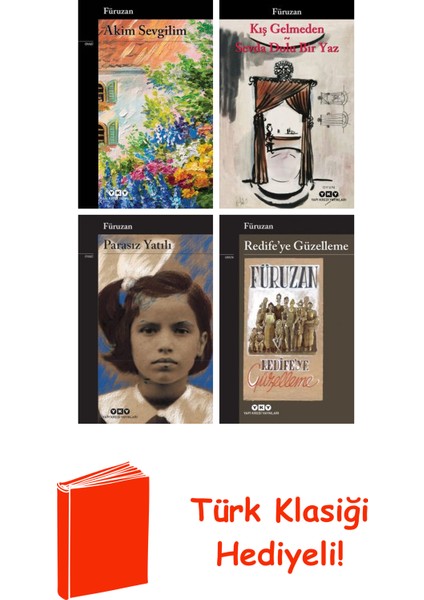 Füruzan 4 Kitap Seti + Türk Klasiği Hediye