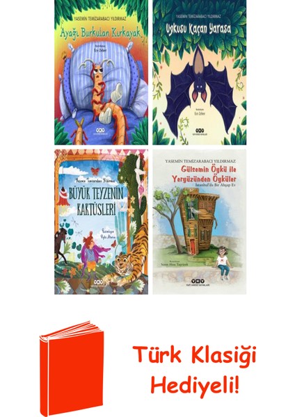 Yasemin Temizarabacı Yıldırmaz 4 Kitap Seti + Türk Klasiği Hediye