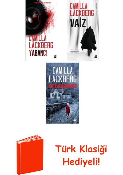 Camilla Läckberg 3 Kitap Seti + Türk Klasiği Hediye