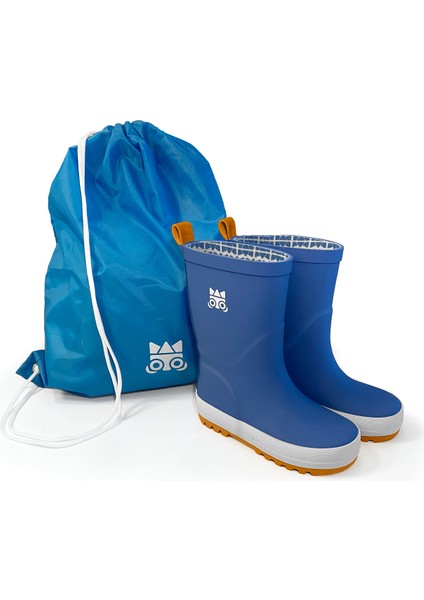 Tilaloc Mavi Erkek Çocuk Yağmur Botu RB202401