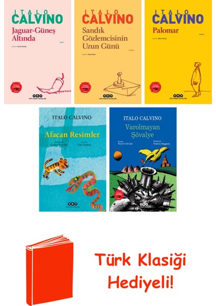 Italo Calvino 5 Kitap Seti + Türk Klasiği Hediye