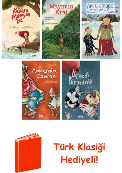 Sara Şahinkanat 5 Kitap Seti + Türk Klasiği Hediye