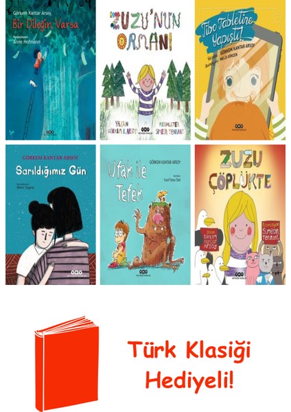Görkem Kantar Arsoy 6 Kitap Seti + Türk Klasiği Hediye