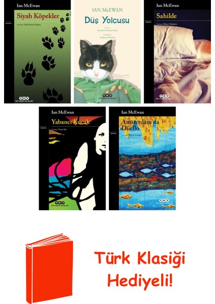 Ian Mcewan 5 Kitap Seti + Türk Klasiği Hediye