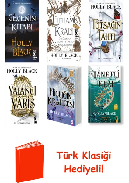 Holly Black 6 Kitap Seti + Türk Klasiği Hediye