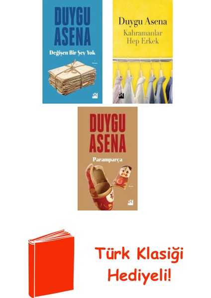 Duygu Asena 3 Kitap Seti + Türk Klasiği Hediye
