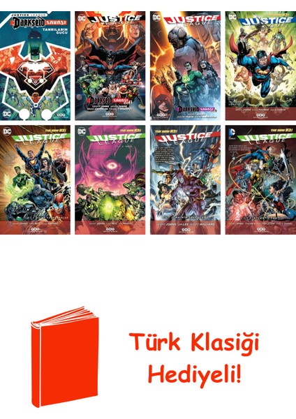 Geoff Johns 8 Kitap Seti + Türk Klasiği Hediye