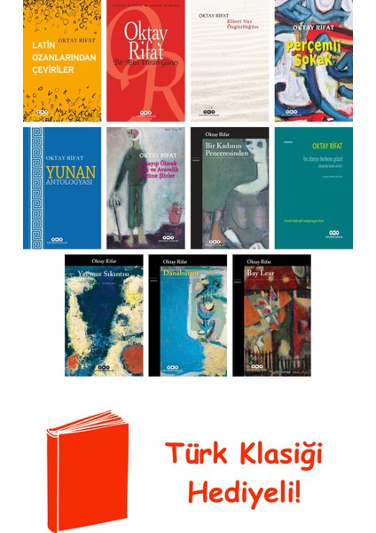 Oktay Rifat 11 Kitap Seti + Türk Klasiği Hediye