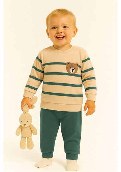 🧸erkek Bebek 2’li Takım – 9, 12, 18 Ay