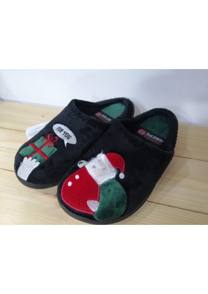 Yeni Sezon Kışlık Rahat Taban Noel Baba Figürlü Kadın Ev Terliği fiyatları