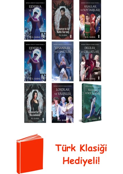 N. G. Kabal 9 Kitap Seti + Türk Klasiği Hediye