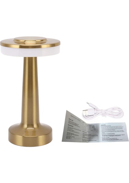 Dekoratif Metal Gold Kablosuz Masa Gece Lambası Dekoratif LED indirimleri