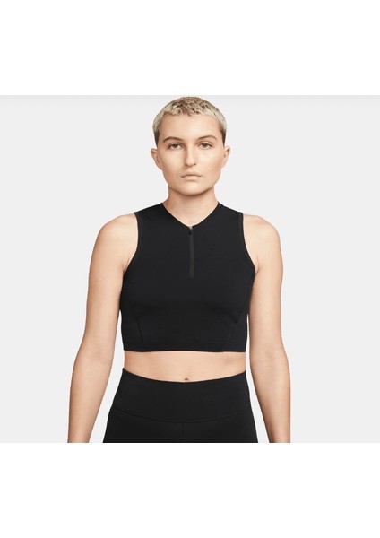 Pro Dri-Fit Crop Top Siyah Kadın Antrenman Atlet indirimleri