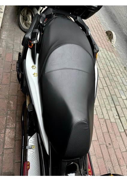 Akdeniz Sele Kaplama Forza 250 Uyumlu Carbon Design Lastikli Sele Kilifi fırsatları