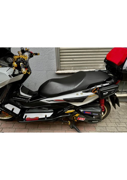 Akdeniz Sele Kaplama Forza 250 Uyumlu Carbon Design Lastikli Sele Kilifi