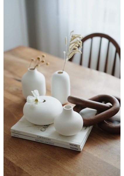 4'lü Seramik Dekoratif Vazo Seti modelleri