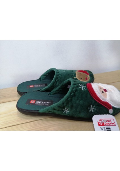 Yeni Sezon Kışlık Rahat Taban Noel Baba Figürlü Kadın Ev Terliği indirimleri