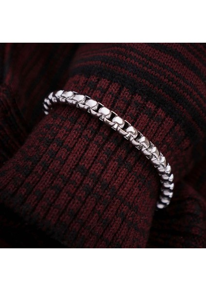 Oval Çelik Zincir Bileklik 3351CZB1D12 fiyatları