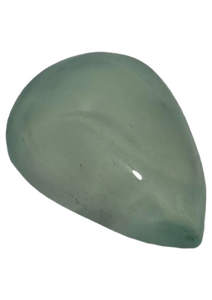 Kabaşon Kesim Doğal Aqua Kalsedon Taşı 15,5 Karat