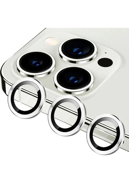 iPhone (15 Pro Max) Uyumlu Kamera Koruma Renkli Lens Koruyucu Temperli Cam Koruma