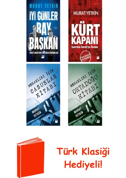 Murat Yetkin 4 Kitap Seti + Türk Klasiği Hediye