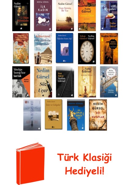 Nedim Gürsel 20 Kitap Seti + Türk Klasiği Hediye