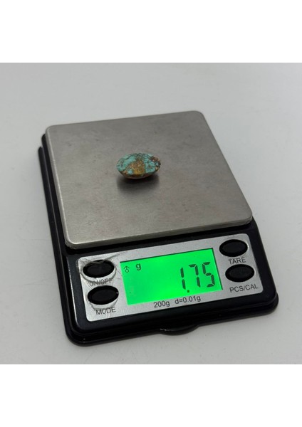 Doğal Iran Nişabur Firuze (Turkuaz) Taşı 8,7 Karat - 1,73 Gram indirimleri