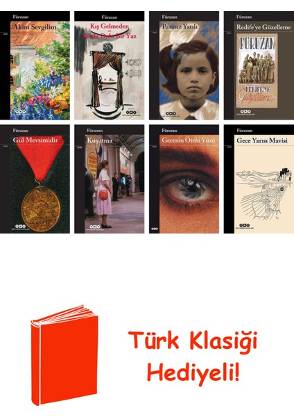 Füruzan 8 Kitap Seti + Türk Klasiği Hediye