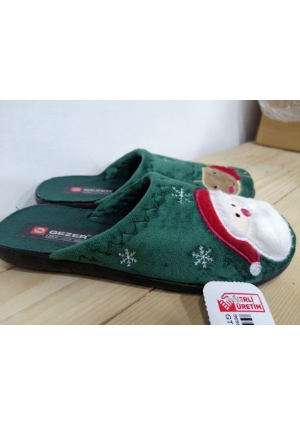 Yeni Sezon Kışlık Rahat Taban Noel Baba Figürlü Kadın Ev Terliği modelleri