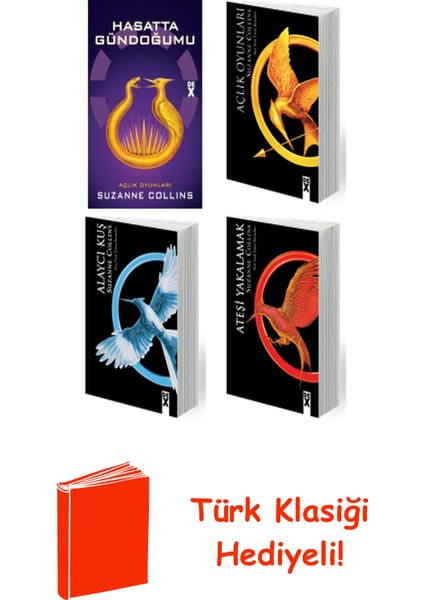 Suzanne Collins 4 Kitap Seti + Türk Klasiği Hediye