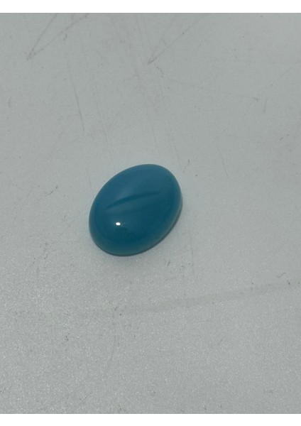 Kabaşon Kesim Doğal Aqua Kalsedon Taşı 13,5 Karat fiyatları