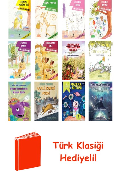Göktuğ Canbaba 12 Kitap Seti + Türk Klasiği Hediye