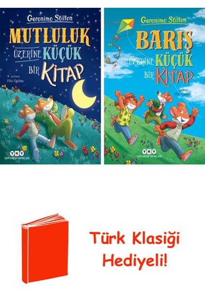 Geronimo Stilton 2 Kitap Seti + Türk Klasiği Hediye