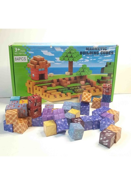 Manyetik Yapı Blokları 84 Parça Yapı Oyunları Mıknatıslı fiyatları